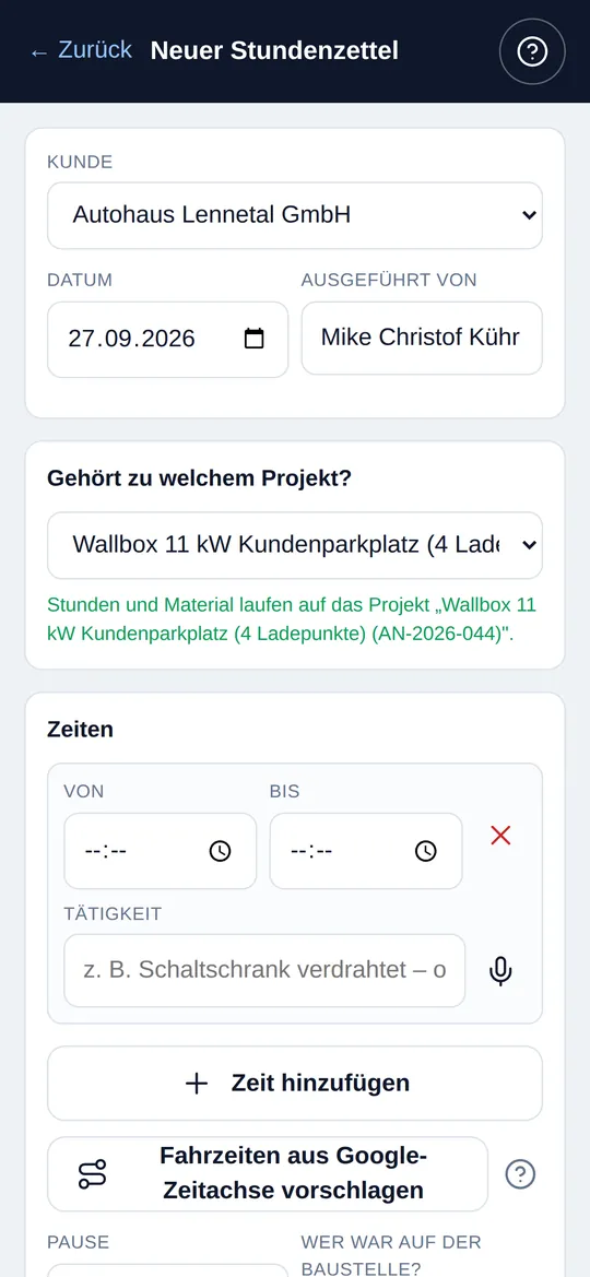 Kühr Suite auf dem Handy